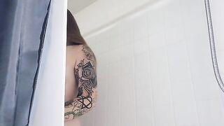 Oh, I didn't see you there ???? - Shower Sex