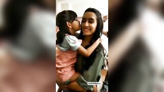 Shraddha Kapoor with a girl cute moment