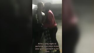 Brother Watches Drunk Sis & GF