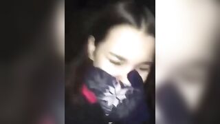 Girl slapped in the Russian snow - Slap Her Face