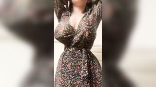 Are these natural DDDs too big for braless sundresses this season? - Slim Babes with Big Tits