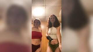 2 for 1. Left or Right? - Slim Babes with Big Tits