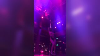 Just a big titty latina showing off the girls on stage for the horny boys ???? - Slim Babes with Big Tits