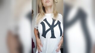 Baseball sucks that's why this t shirt deserves to stay off. But if there's any soccer and mma fans here holla at me ???????????? - Slim Babes with Big Tits