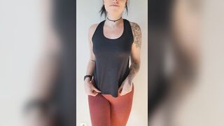 Underneath my workout clothes - Petite Gone Wild