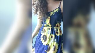 do you like what's under my sundress? :) - Petite Gone Wild