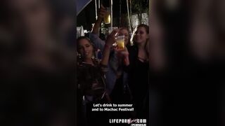 Guy fucks his 3 best friends at a concert - Porn In A Minute