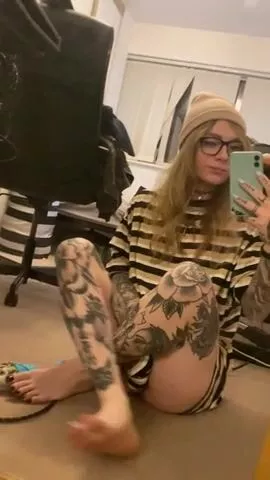 Tattoo Penis Porn - Penis or Vagina: Stripes and tattoos! - Porn GIF Video | netyda.com