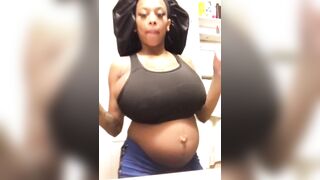 Amazing huge udders - Pregnant