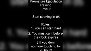 Premature Ejaculation Training Level 3 - Premature Ejaculation