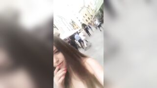 Babe walking down the street [GIF] - Premium Pornography