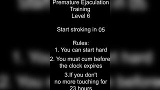 Premature Ejaculation Training Level 6 (Finale)