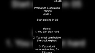 Premature Ejaculation Training Level 2 - Premature Ejaculation