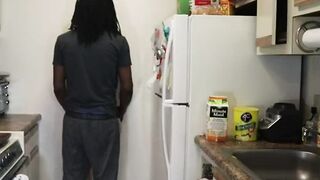 Amateur sex in a kitchen - Proudly Blacked