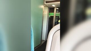 Fantastic tits out on the train source? - Public