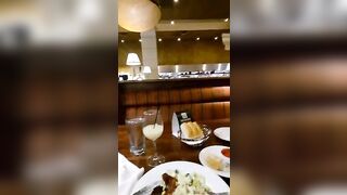 Date night with the frisky wife - Public