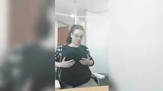 My work flashing wouldn't be so risky if my bra cooperated! - Public Flashing