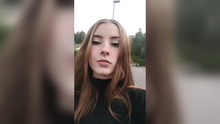 I feel like such a dirty slut for doing this..???????? - Public Flashing