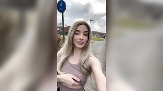 Always showing off to my neighbours ???? - Public Flashing