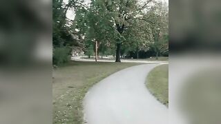 couldn't find any good spots , so i chose the middle of my neighborhood - Public Flashing