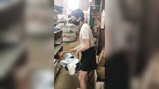 finding some treasures at the thrift store ✨ - Public Flashing
