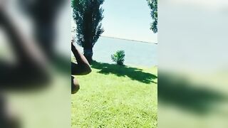 Loves to do practicing in nature ???????? - Public Flashing