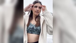 What would you do if you drove up and saw me? - Public Flashing