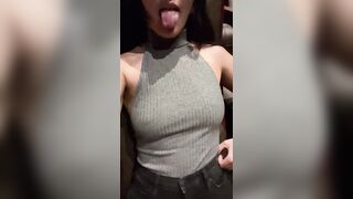 I think I can distract you from the movie with these previews - Public Flashing