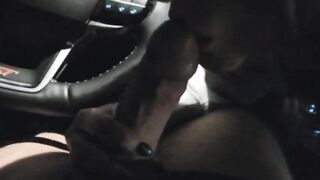 I blew him in his driveway with his wife inside ????‍♀️ - Public Fucking