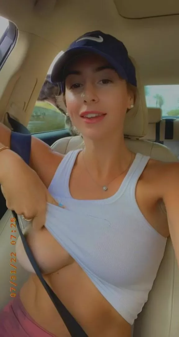 Tits Out - Public Fucking: Driving home with my tits out is so freeing - Porn GIF  Video | netyda.com
