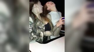 Girls celebrating the weekend! - Public Fuck