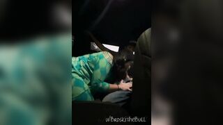 Indian woman let me fuck her in the back seat of a moving car - Public Fucking