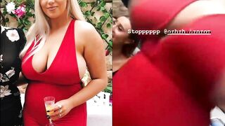 That Dress Plus Alcohol is Just Asking for Trouble [gif]