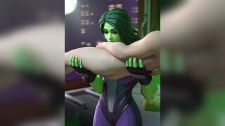 She-Hulk - Sexercise (DrDabblur) - R34 Fortnite
