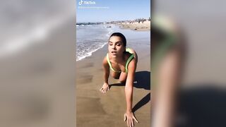Sabrina on the beach - React Girls