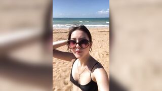 Claudia on beach - React Girls