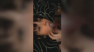 little goth nymph ???? - Real Ahegao