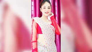 Assamese beauty seducing in traditional - Instagram Reels NSFW