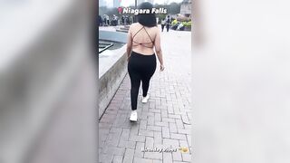 Girl is hot amd Niagara is sexy - Instagram Reels NSFW