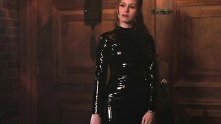 Madelaine Petsch (Cheryl Blossom) Dressed In A Latex Dress - Riverdale Sexy Content