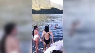 Camila and Vanessa Jump In - Riverdale Sexy Content