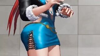 Shermie - in game Idle animation is perfect [The King of Fighters] - Rule34