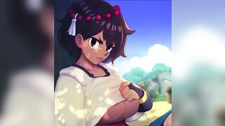 Ajna flashes her tits (Bajima Shouhei) [Indivisible] - Rule34