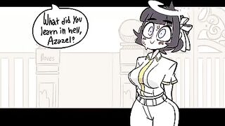 Azazel - showing all she learned in Hell (Diives) [Helltaker]