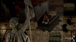 Claire RPD'D - Lieutenant Branagh's Final Request (PhysX) [Resident Evil] - Rule34