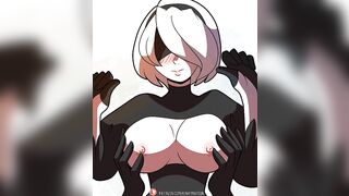 2B (kinkymation) [Nier Automata] - Rule34