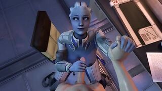 Liara T'Soni Oral Sex (Kaeg Antonovich) [Mass Effect] - Rule34