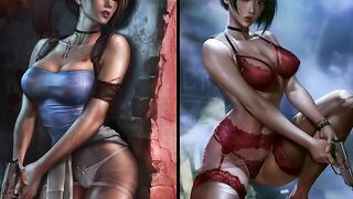 Jill Valentine & Ada Wong Get More Comfortable (Logancure) [Resident Evil] - Rule34