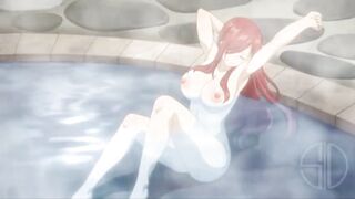 Erza washing Juvia and Mirajane (S10Collage) [Fairy Tail] - Rule34