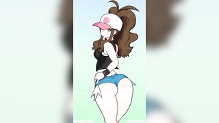 Hilda shaking her ass for you... (Afrobull, Washa) [Pokémon] - Rule34